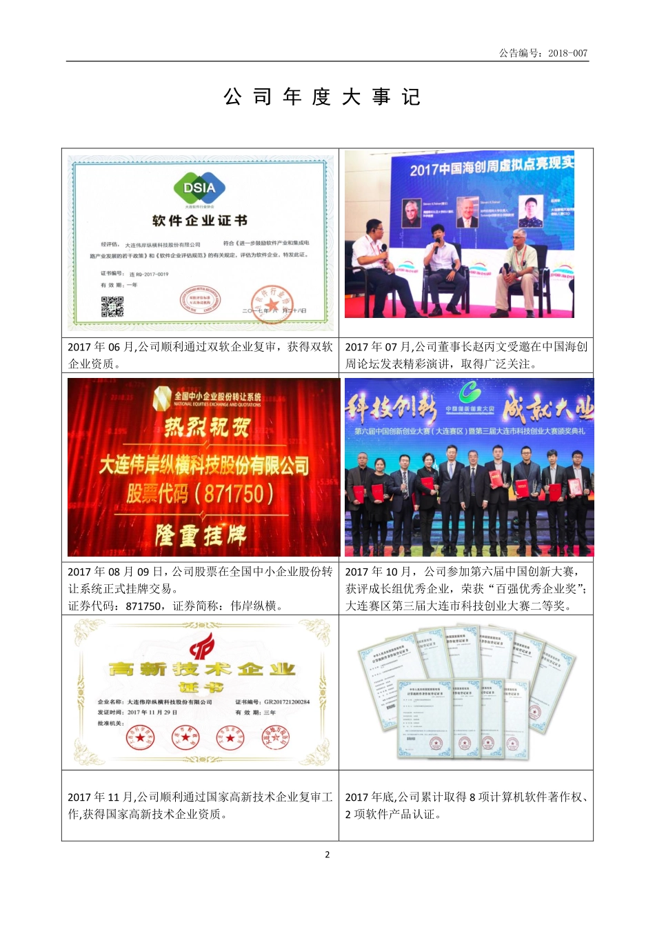 871750_2017_伟岸纵横_2017年年度报告_2018-04-22.pdf_第2页