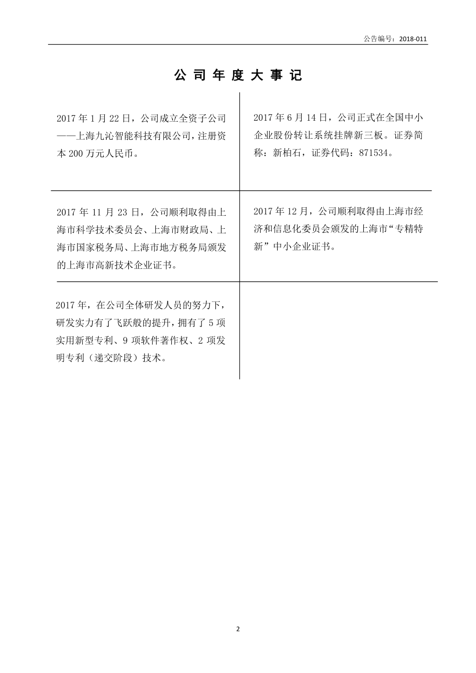 871534_2017_新柏石_2017年年度报告_2018-04-19.pdf_第2页