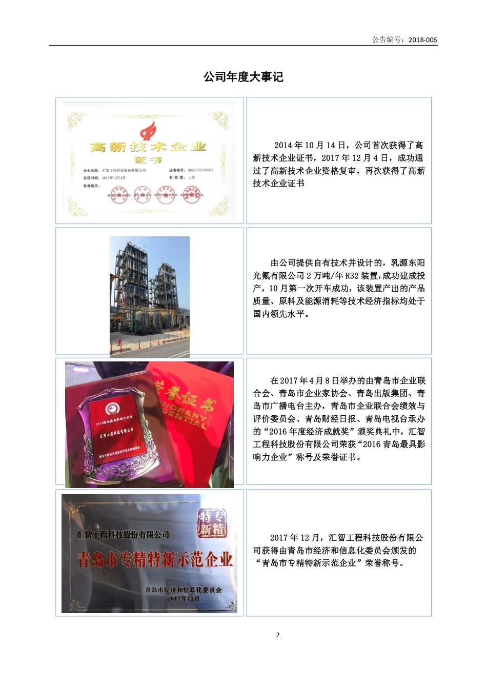 872546_2017_汇智科技_2017年公司年度报告_2018-04-25.pdf_第2页