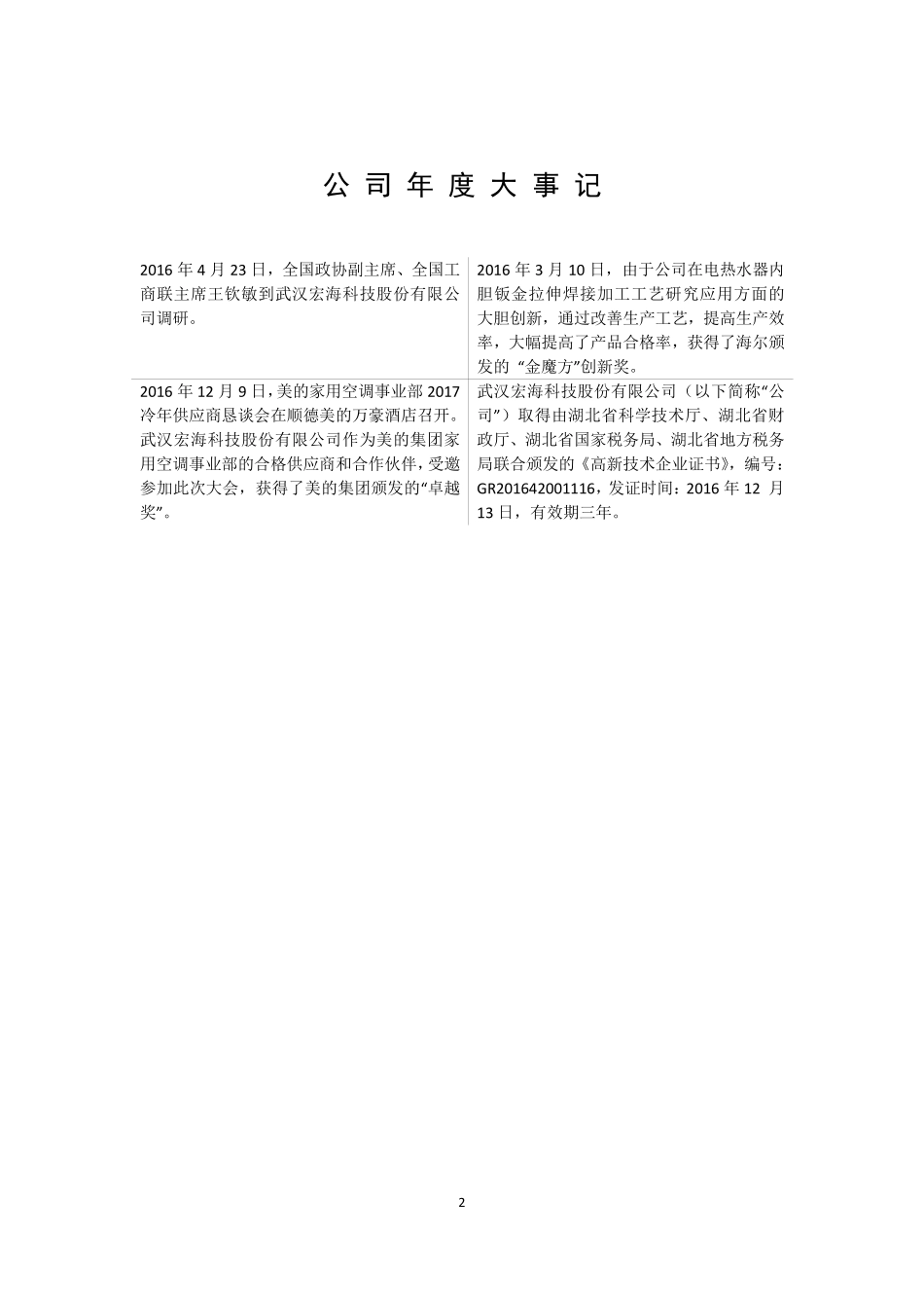 831075_2016_宏海科技_2016年年度报告_2017-04-23.pdf_第2页