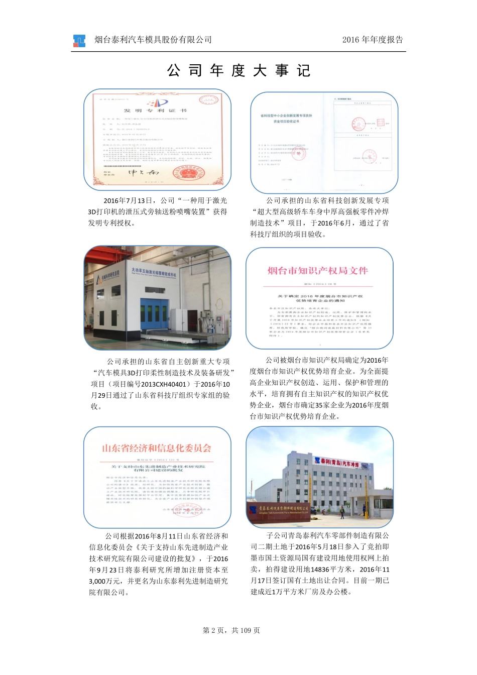 832078_2016_泰利模具_2016年年度报告_2017-04-19.pdf_第2页