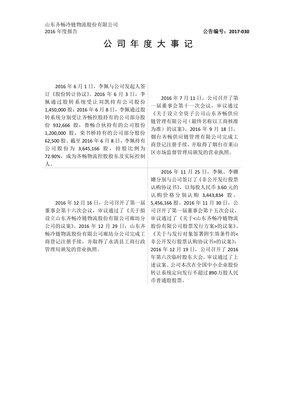 832103_2016_齐畅物流_2016年年度报告_2017-04-11.pdf_第2页