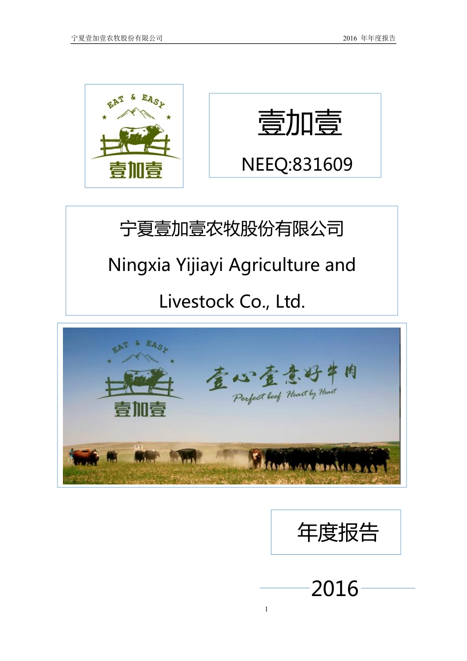 831609_2016_壹加壹_2016年年度报告_2017-04-24.pdf_第1页