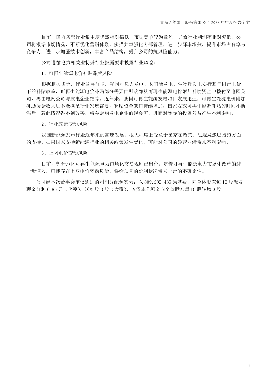 300569_2022_天能重工_2022年年度报告_2023-04-25.pdf_第3页