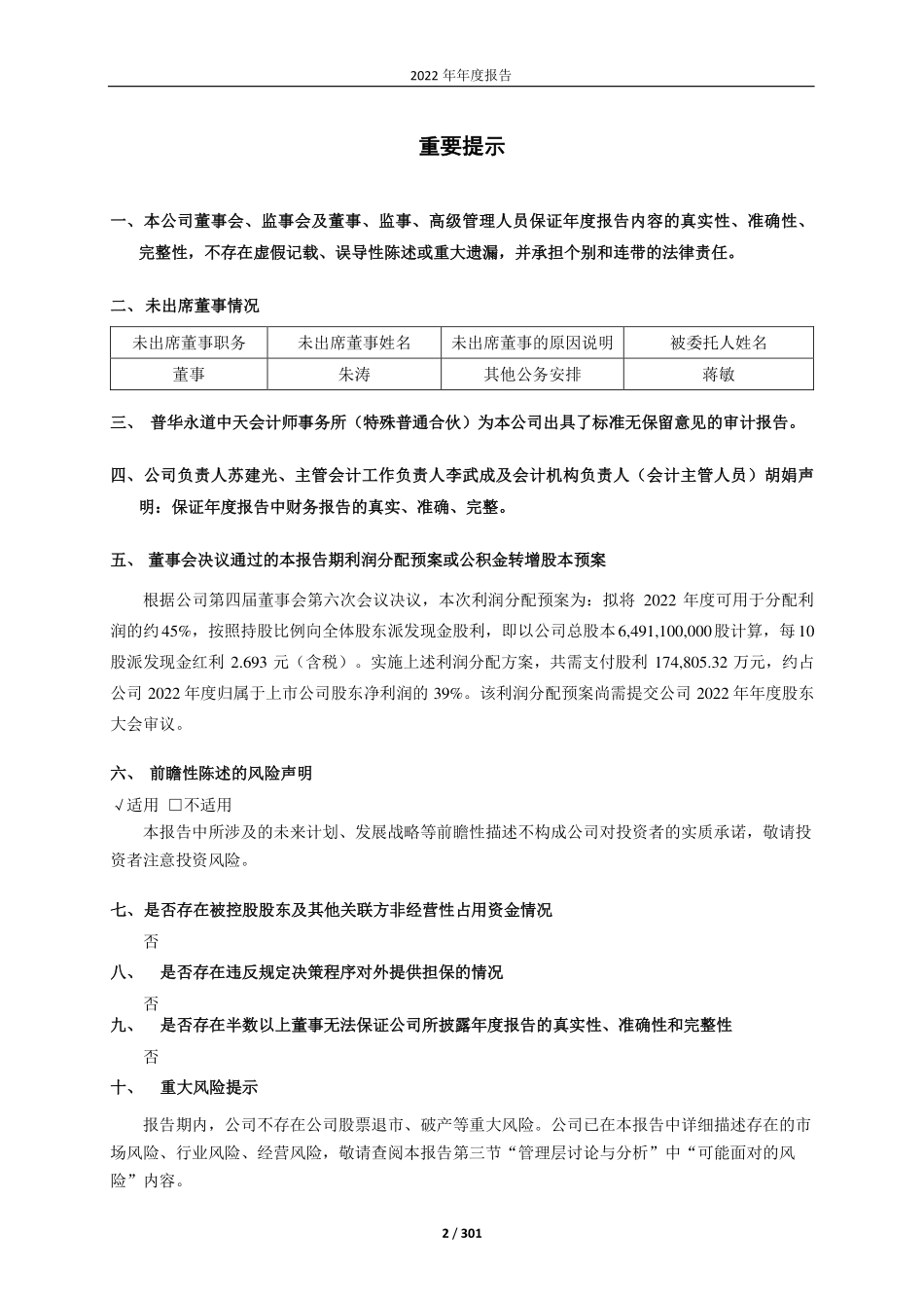 601298_2022_青岛港_青岛港国际股份有限公司2022年年度报告_2023-03-29.pdf_第2页