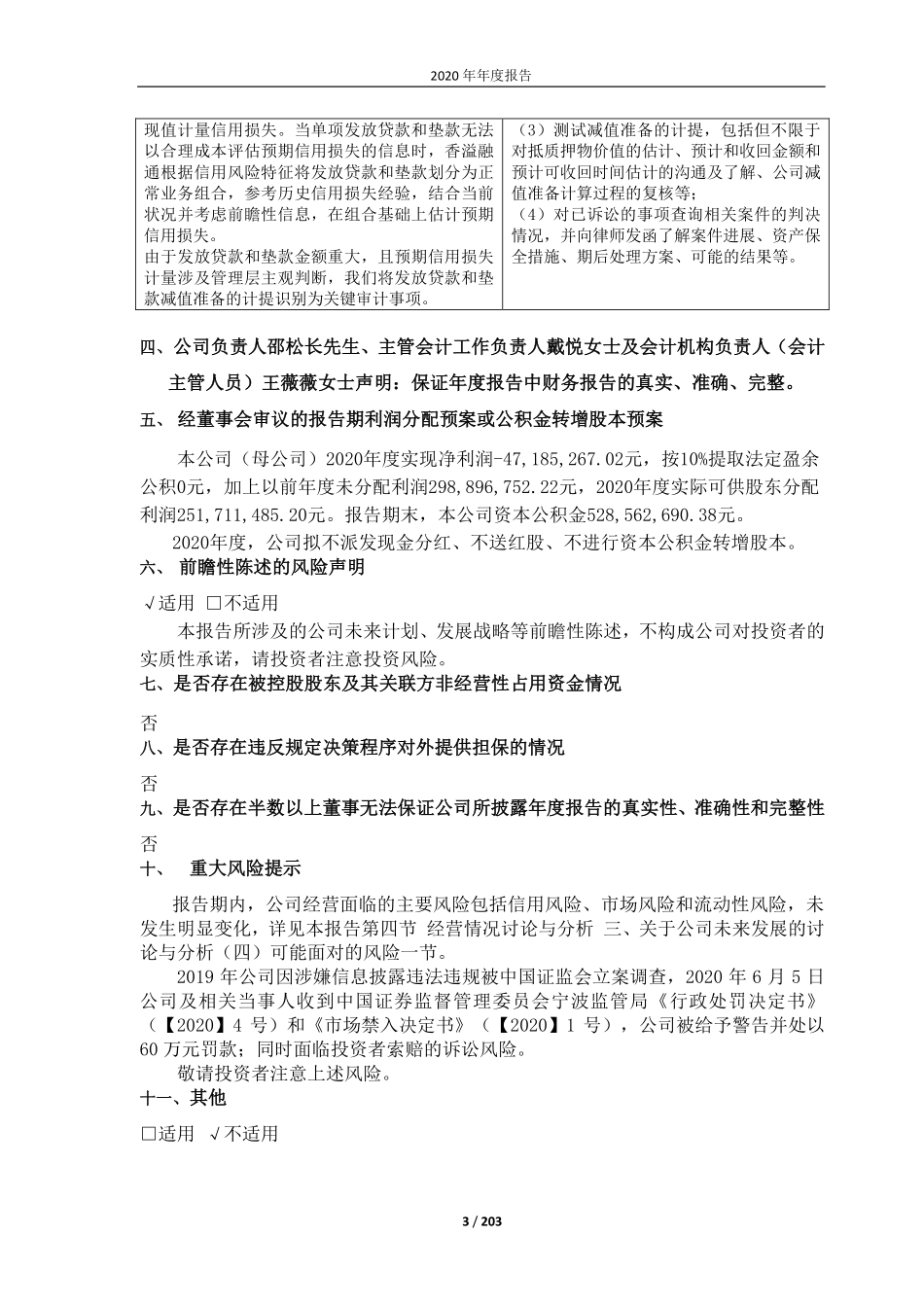 600830_2020_香溢融通_香溢融通控股集团股份有限公司2020年年度报告_2021-04-22.pdf_第3页