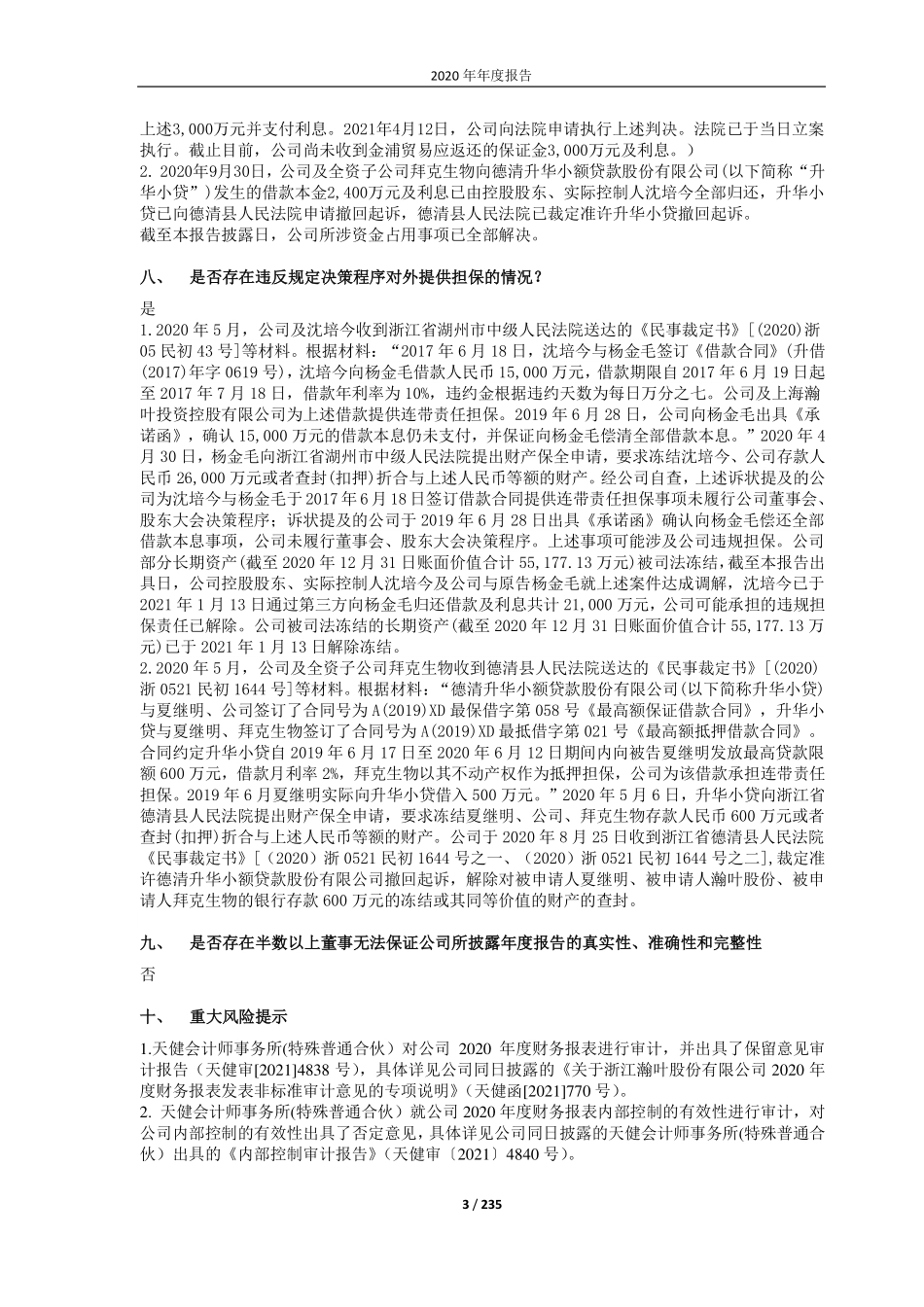 600226_2020_＊ST瀚叶_2020年年度报告_2021-04-29.pdf_第3页