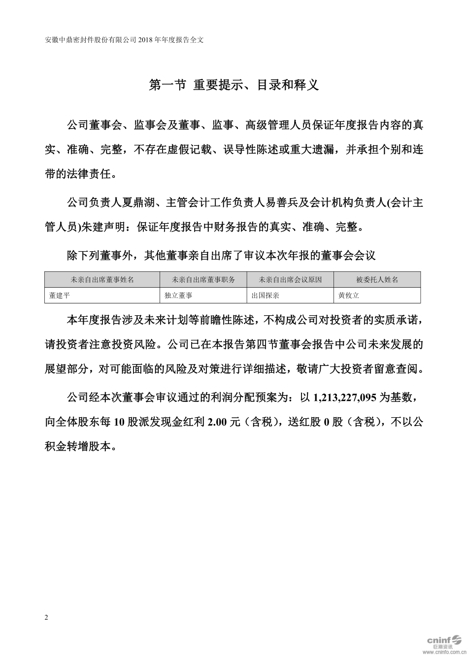 000887_2018_中鼎股份_2018年年度报告_2019-04-22.pdf_第2页