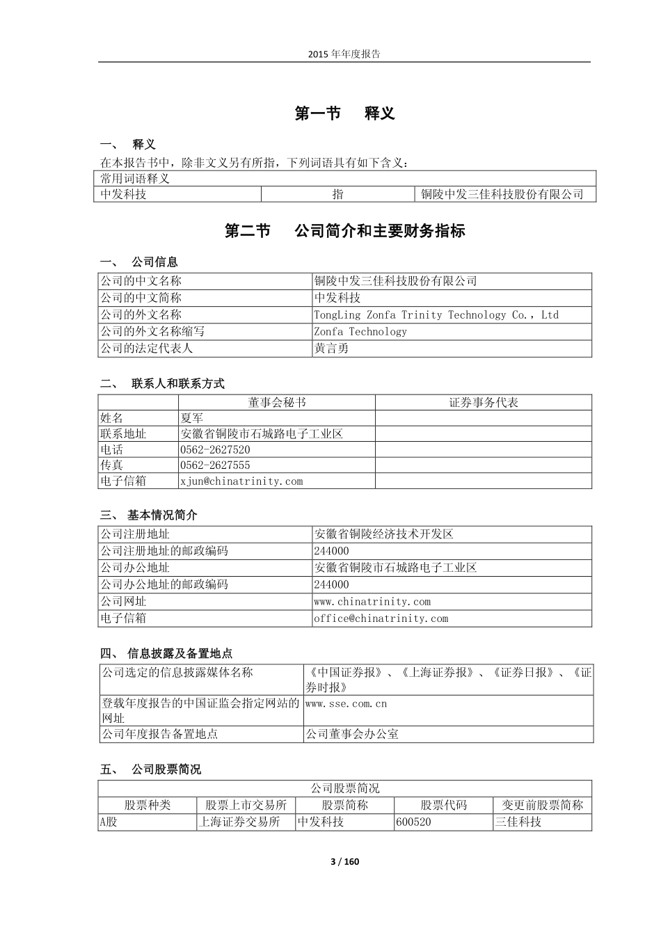 600520_2015_中发科技_2015年年度报告_2016-04-14.pdf_第3页