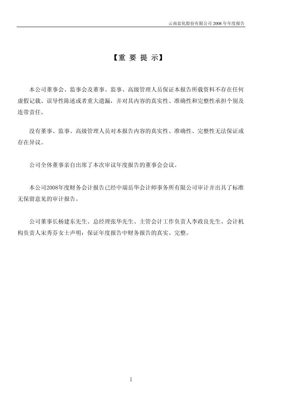 002053_2008_云南盐化_2008年年度报告_2009-03-22.pdf_第2页