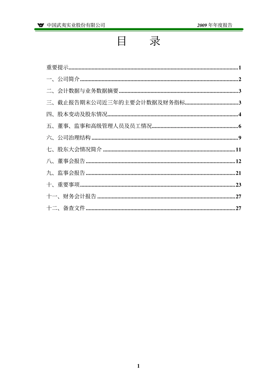 000797_2009_中国武夷_2009年年度报告_2010-04-22.pdf_第2页