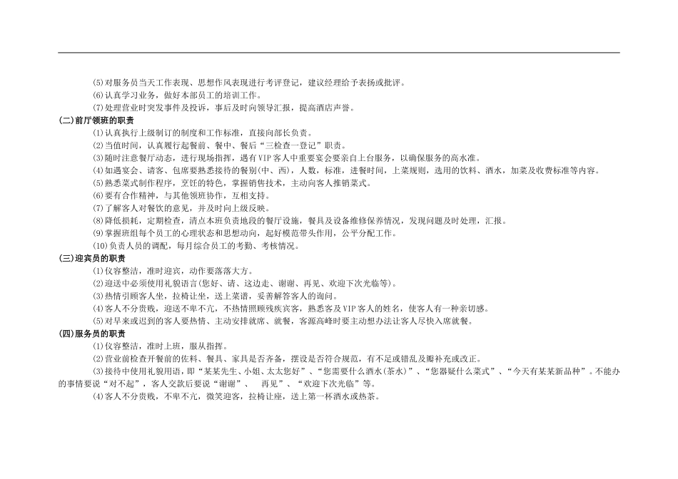 04 中小型酒店各岗位职责.doc_第2页