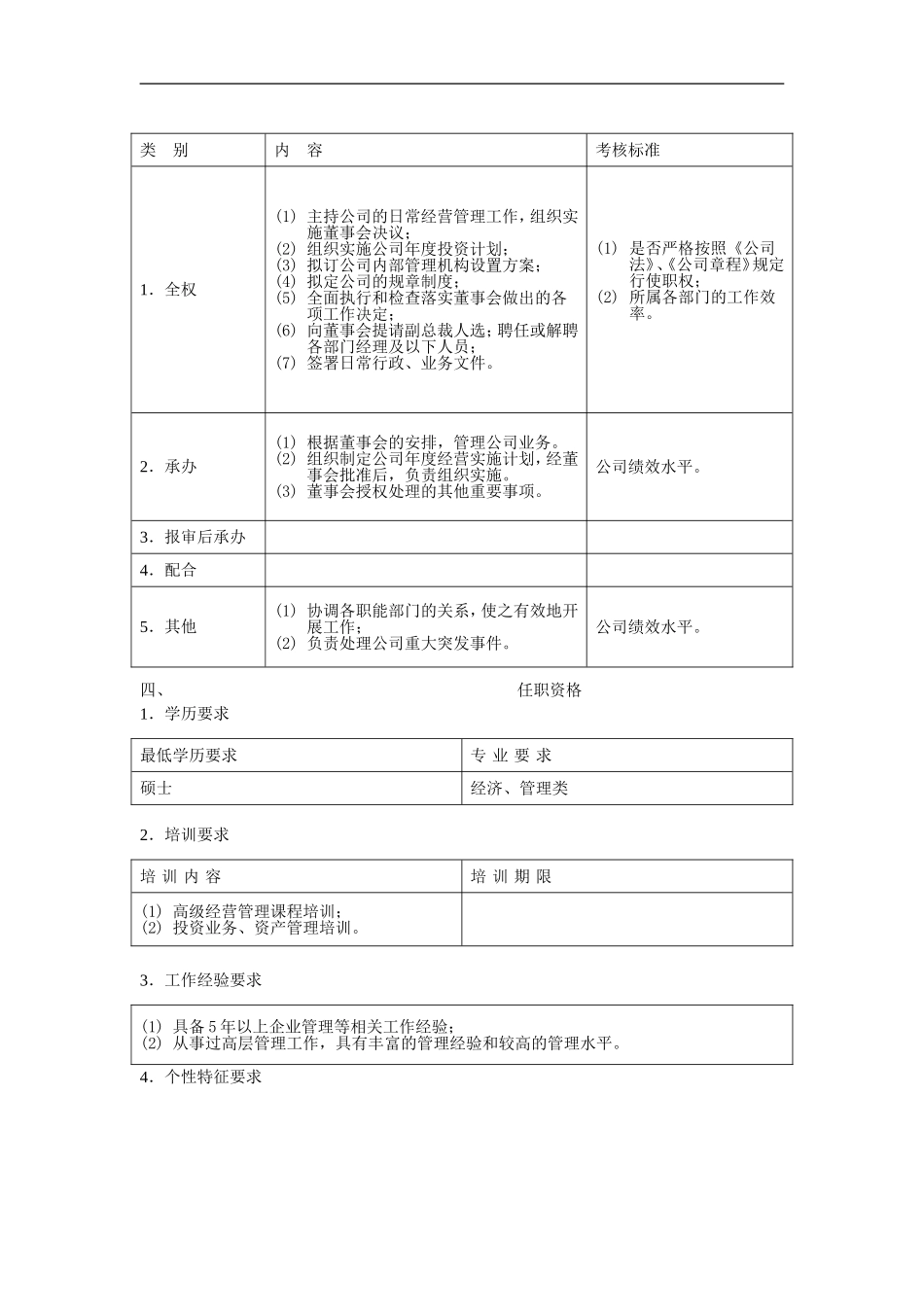 总裁职位说明书.doc_第2页