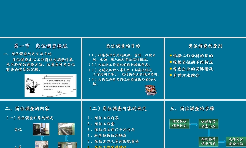 工作岗位调查、研究与应用.ppt