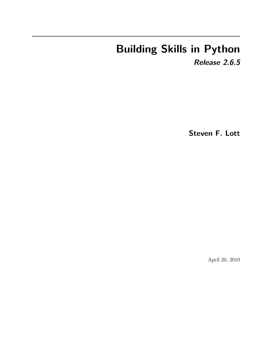 《Building Skills in Python》.pdf_第1页