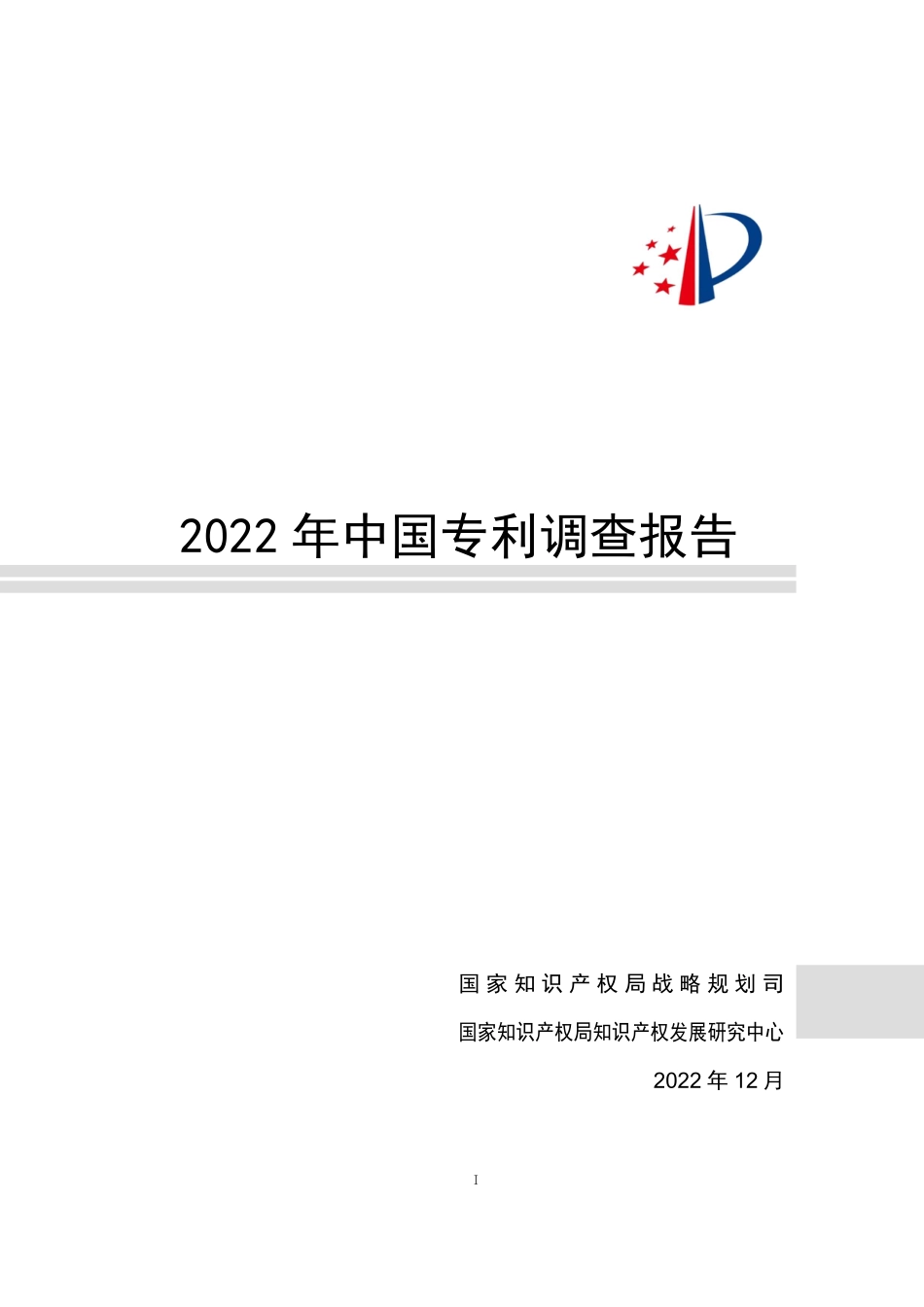 国家知识产权局：2022年中国专利调查报告.pdf_第1页