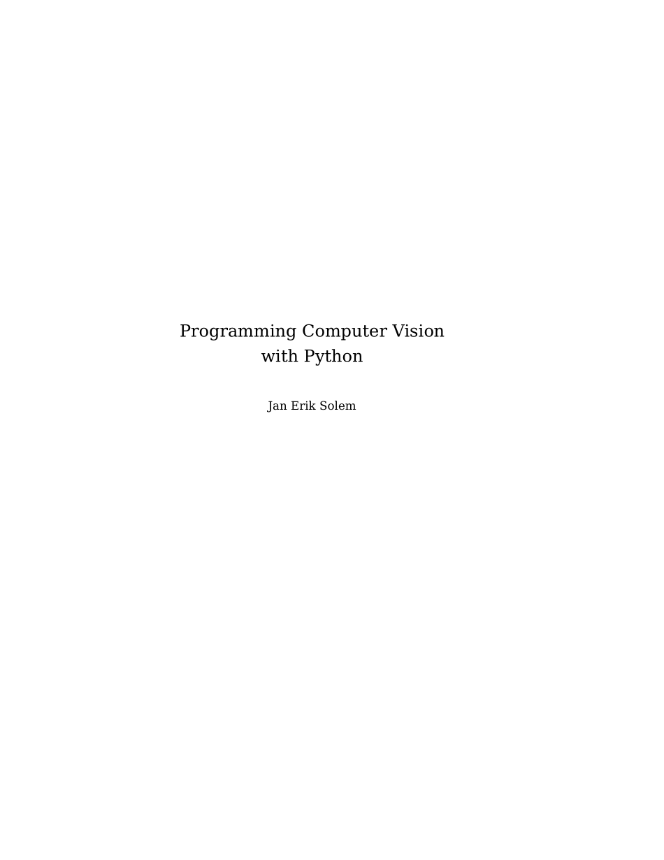 《Programming Computer Vision》_CCdraft.pdf_第1页