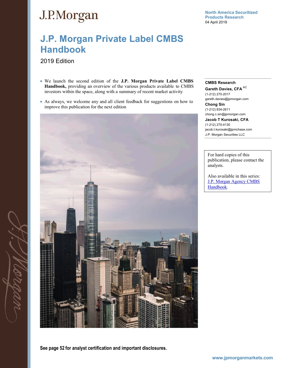 J.P. 摩根-美股-房地产行业-摩根大通私人CMBS手册（2019版）-2019.4.4-54页.pdf_第1页