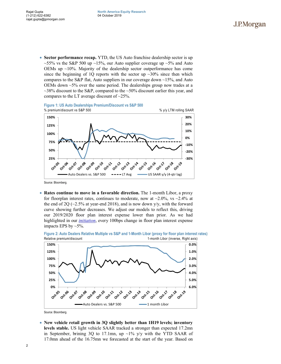J.P. 摩根-美股-汽车与汽车零部件行业-2019年Q3美国汽车经销商预览-2019.10.4-25页.pdf_第3页