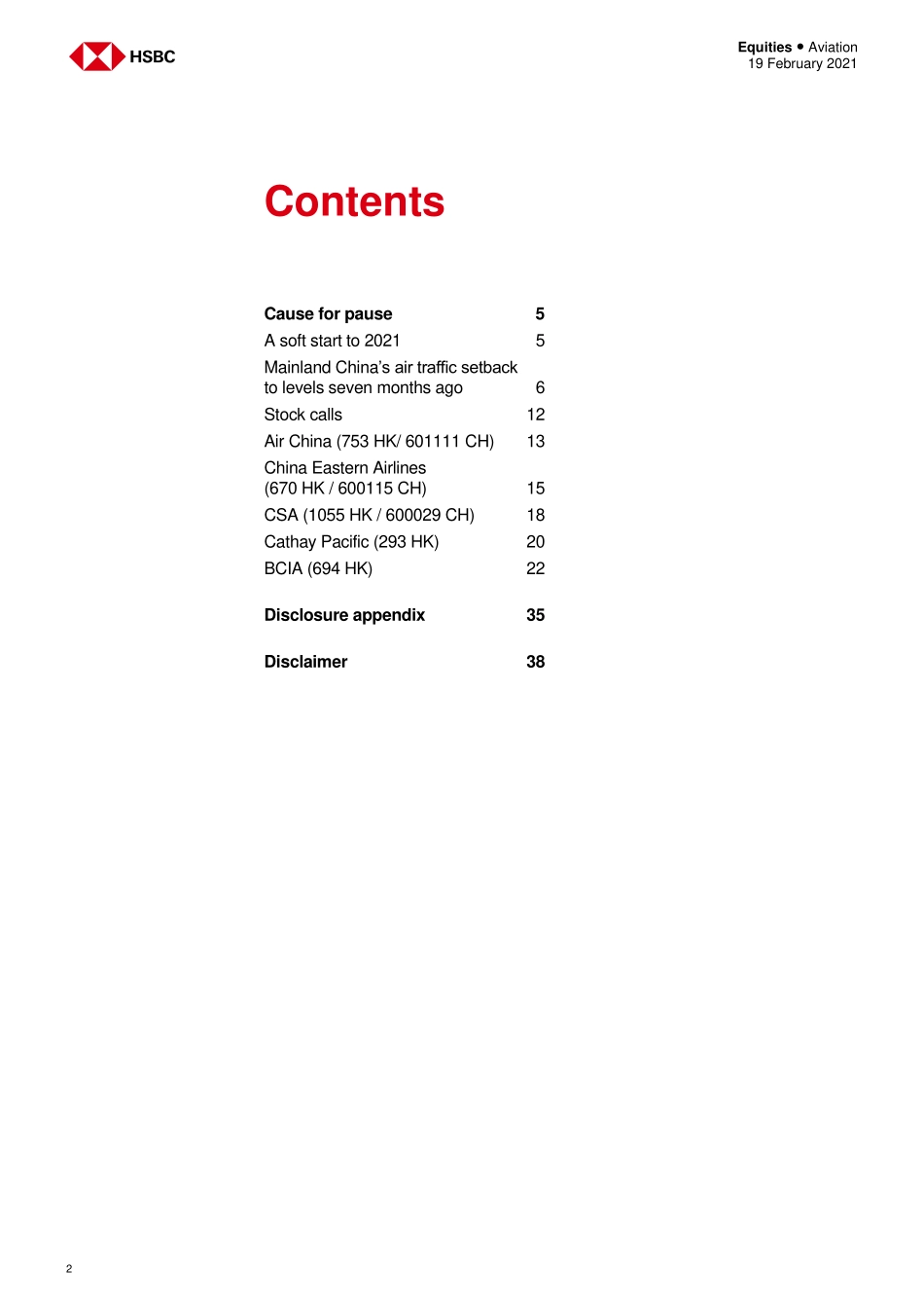 HSBC-中国航空业-中国大陆与香港航空业：暂停的原因-2021.2.19-39页.pdf_第2页