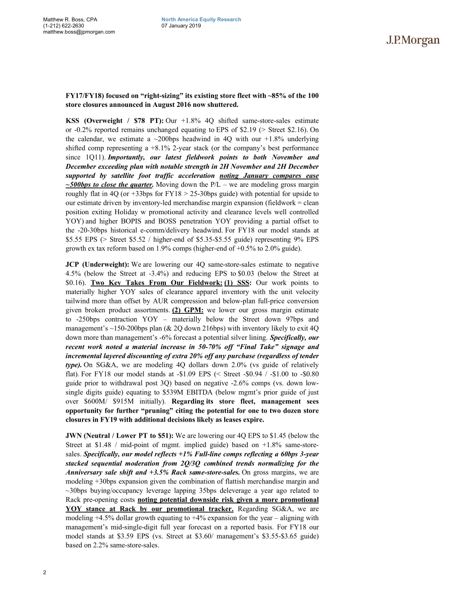 J.P. 摩根-美股-零售行业-美国百货商店与低价零售市场分析-2019.1.7-24页.pdf_第3页