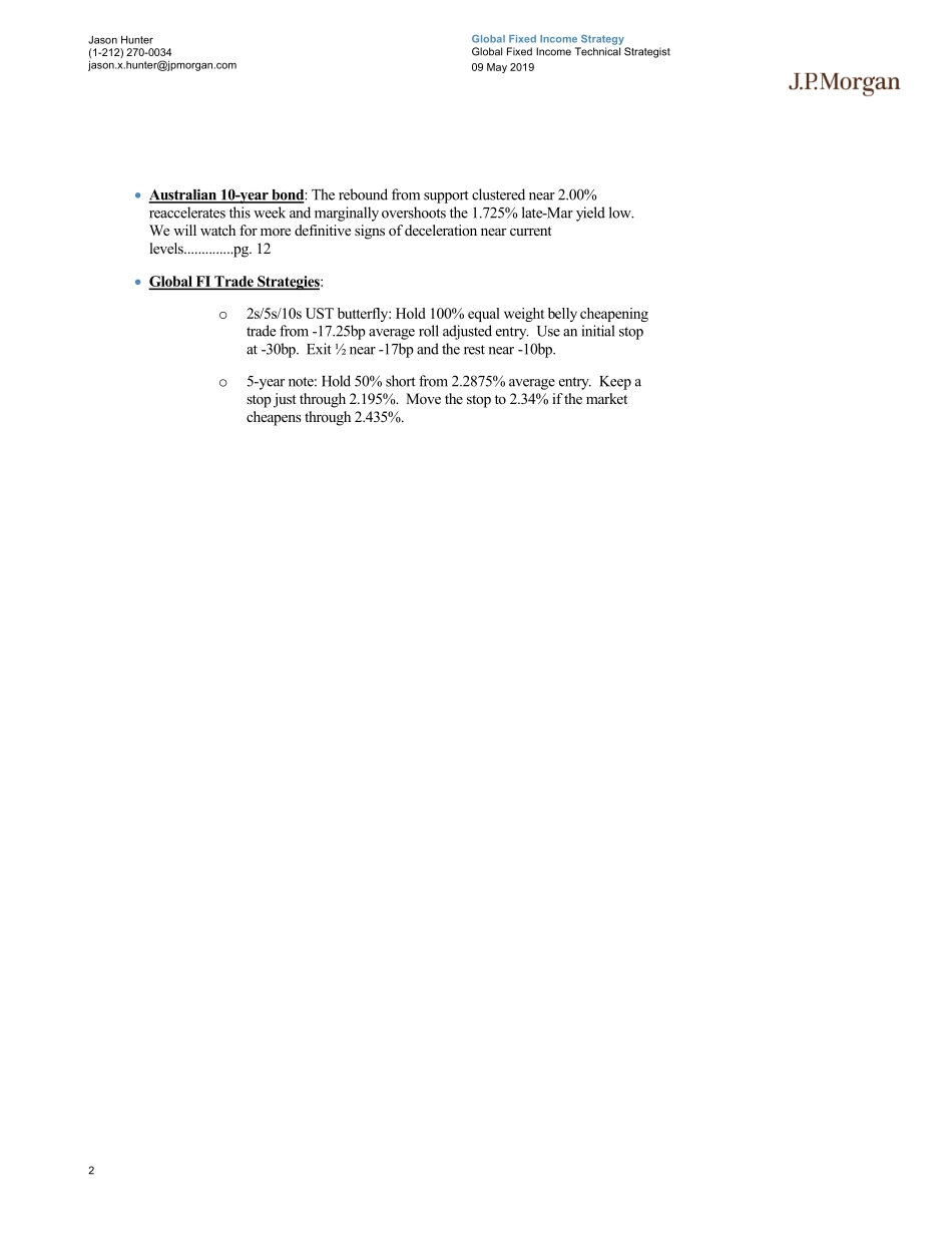 J.P. 摩根-全球-投资策略-全球固定收益技术策略：美国国债市场的疲软对关键阻力位构成了压力-2019.5.9-21页.pdf_第3页