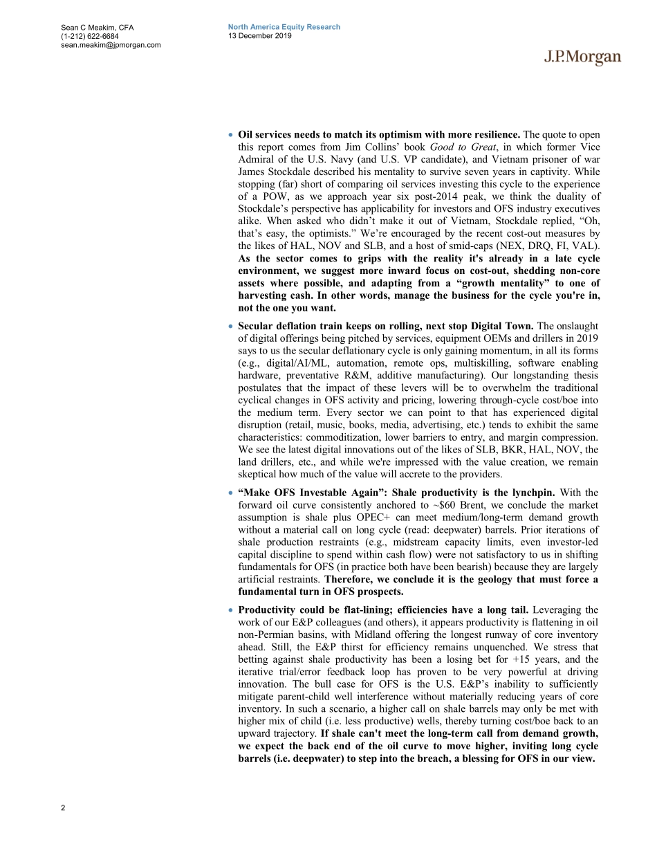J.P. 摩根-美股-石油服务与设备行业-2020年北美石油服务与设备行业展望：种瓜得瓜种豆得豆-2019.12.13-234页.pdf_第3页