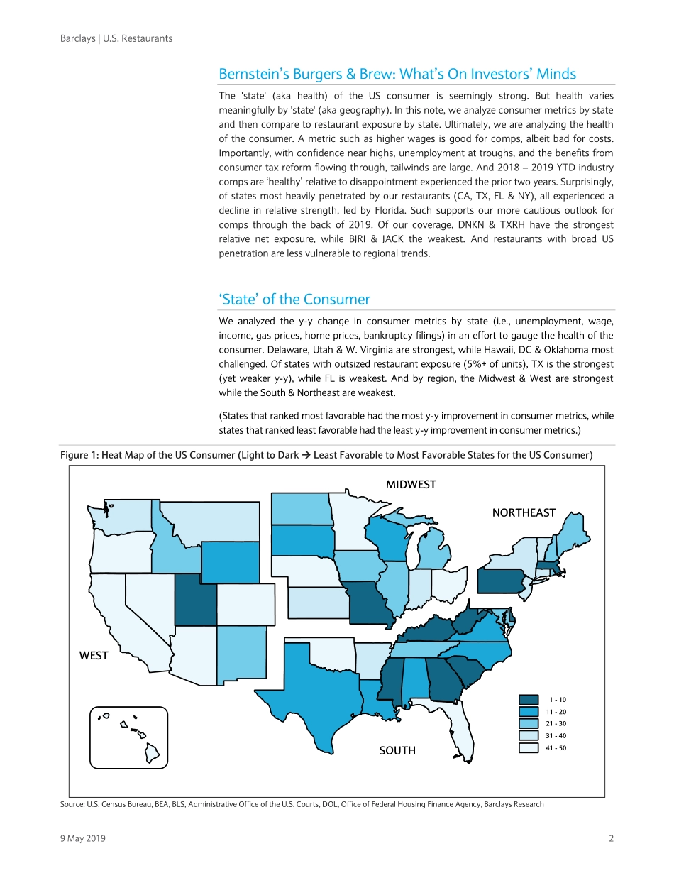 巴克莱-美股-餐饮行业-美国餐馆业：消费者状况-2019.5.9-22页.pdf_第3页