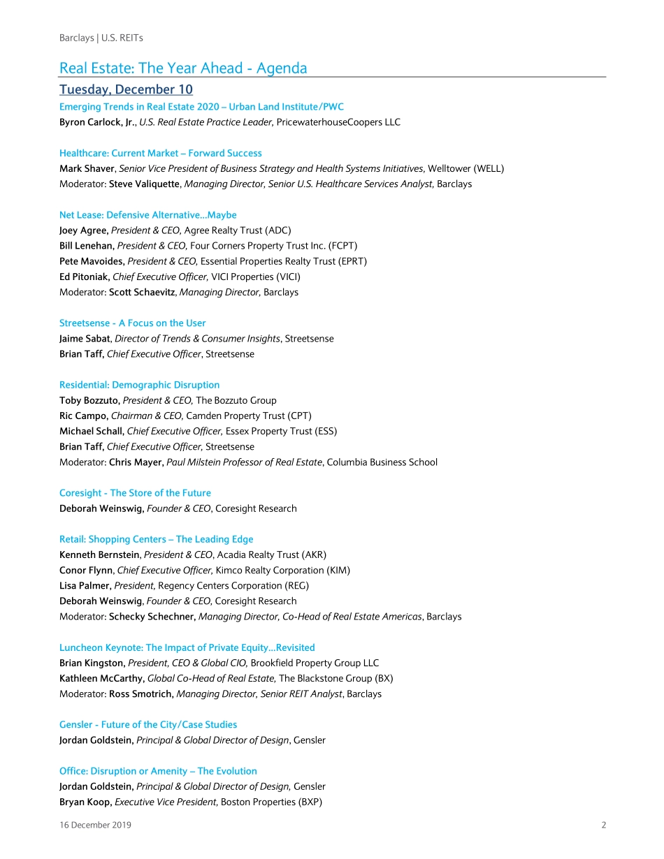 巴克莱-美股-房地产行业-美国REITs：2020年房地产行业要点前瞻-2019.12.16-22页.pdf_第3页