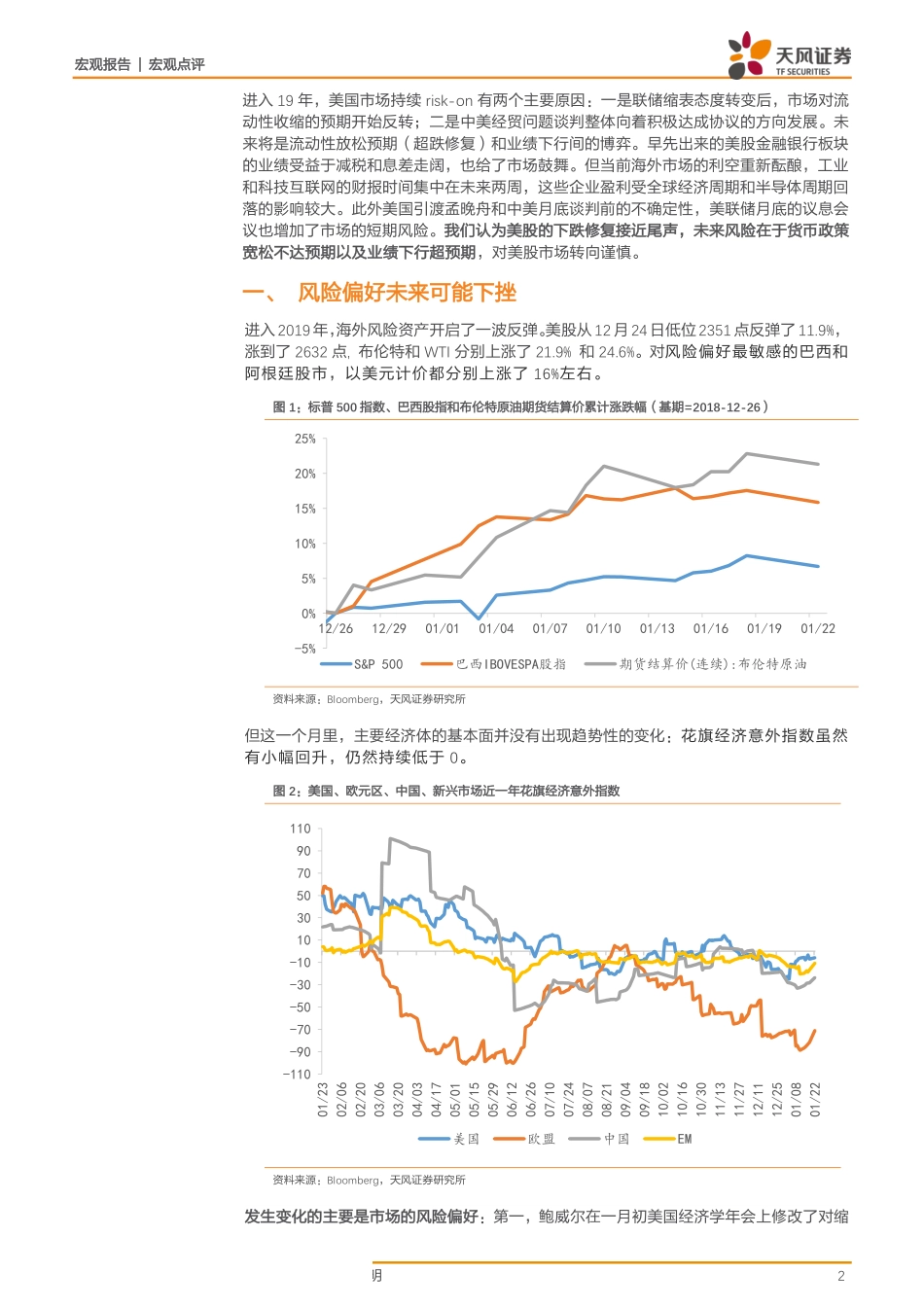 宏观点评：美股市场Risk_on是否会有变局-20190128-天风证券-10页.pdf_第3页