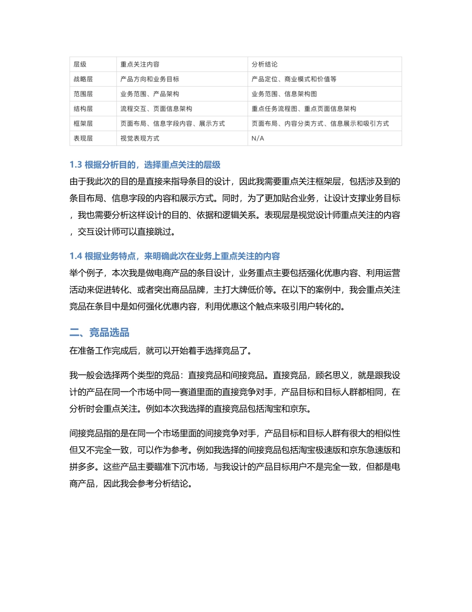 竞品分析：电商产品条目设计.pdf_第2页