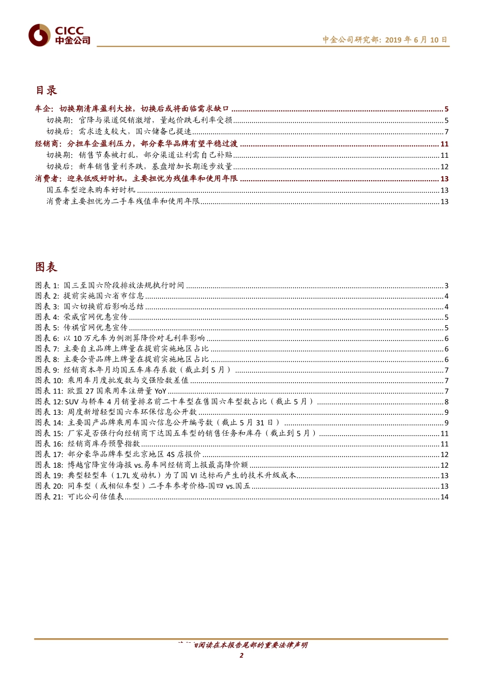 汽车及零部件行业：乘用车国六切换影响-车企、经销商与消费者多角度分析-20190610-中金公司-16页 (2).pdf_第3页