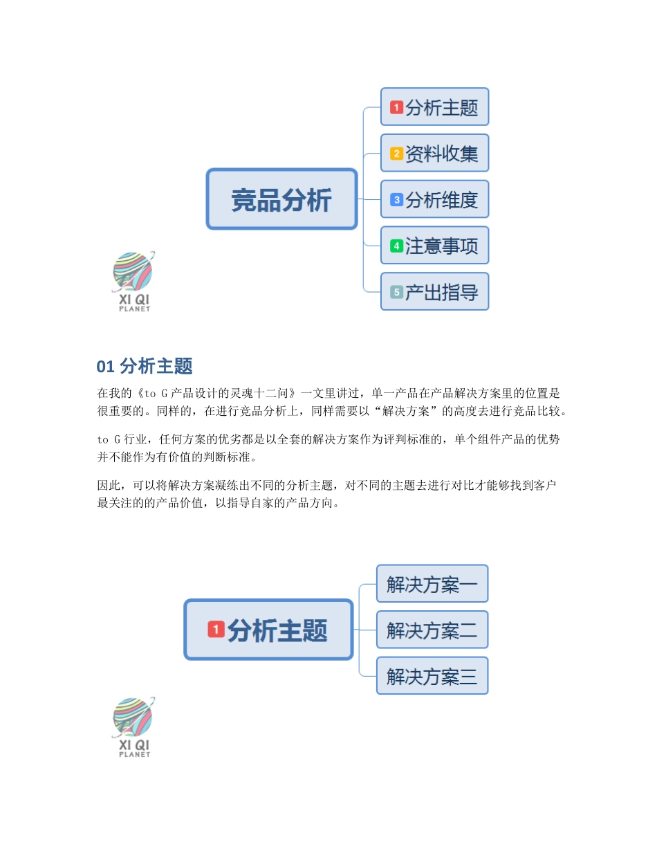 如何进行一次完整的to G产品的竞品分析？ (2).pdf_第2页