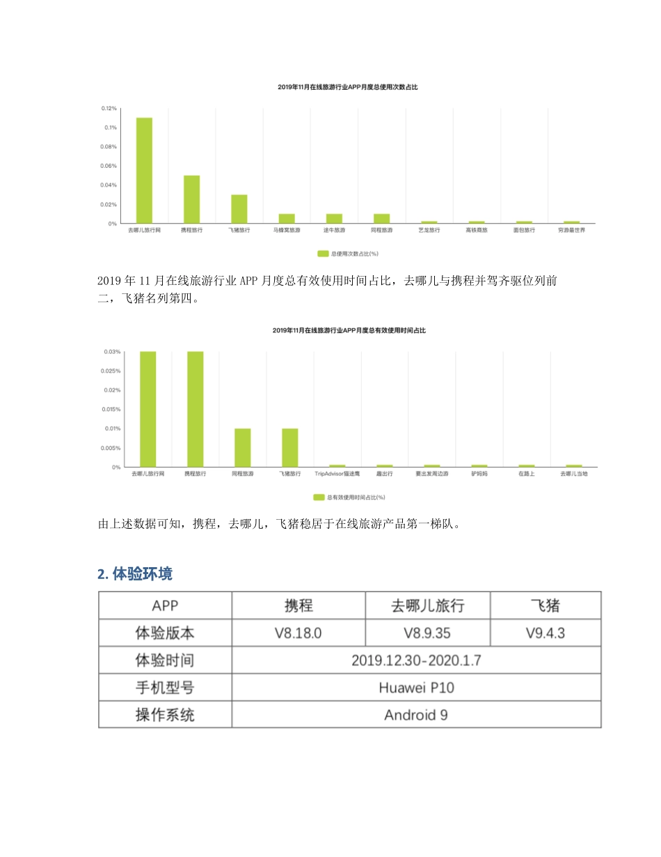 旅游APP竞品分析报告：携程vs去哪儿旅行vs飞猪出境游 (2).pdf_第3页