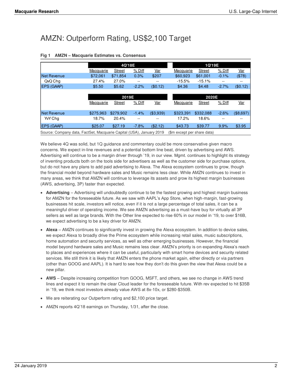 麦格理-美股-互联网服务业-美国大型互联网企业2018年Q4预览-2019.1.24-23页.pdf_第3页