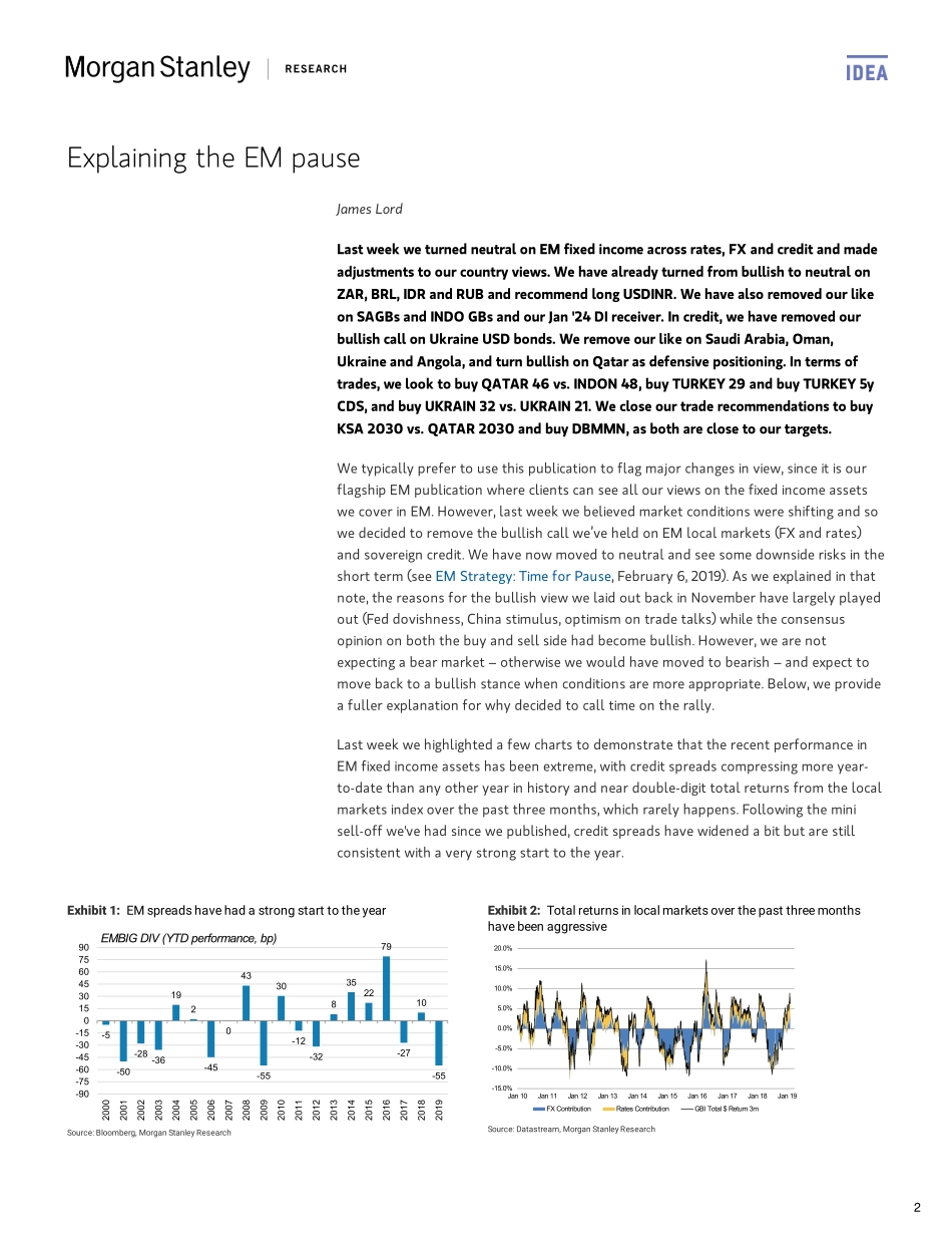 摩根士丹利-新兴市场-投资策略-全球新兴市场策略：依然暂停-2019.2.11-36页.pdf_第3页