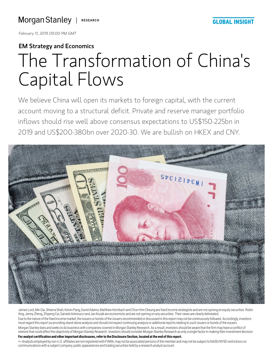 摩根士丹利-新兴市场-投资策略-中国资本流动的转型-2019.2.11-71页.pdf_第1页