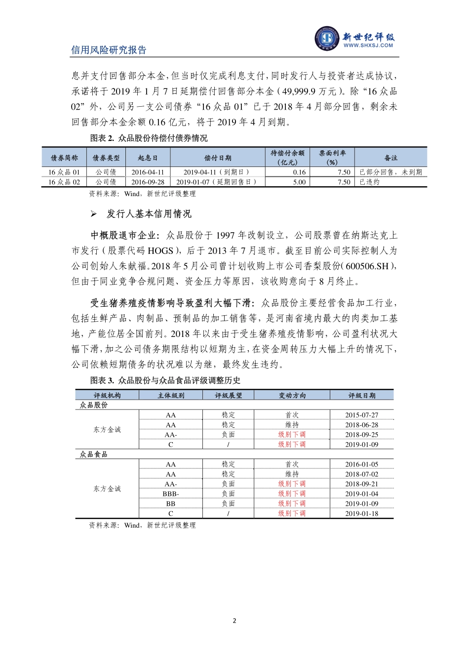 新世纪评级-债券市场违约与信用风险事件报告（2019年1~2月）-2019.4-10页.pdf_第3页