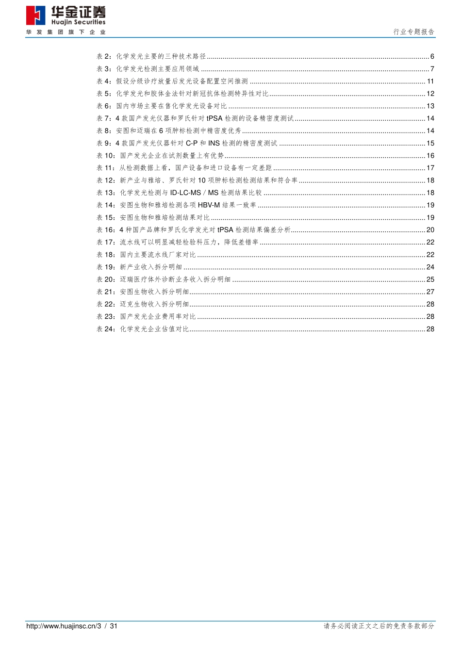 医疗器械行业专题报告：发光替代蓄势待发国产龙头乘势而上-20210222-华金证券-31页.pdf_第3页