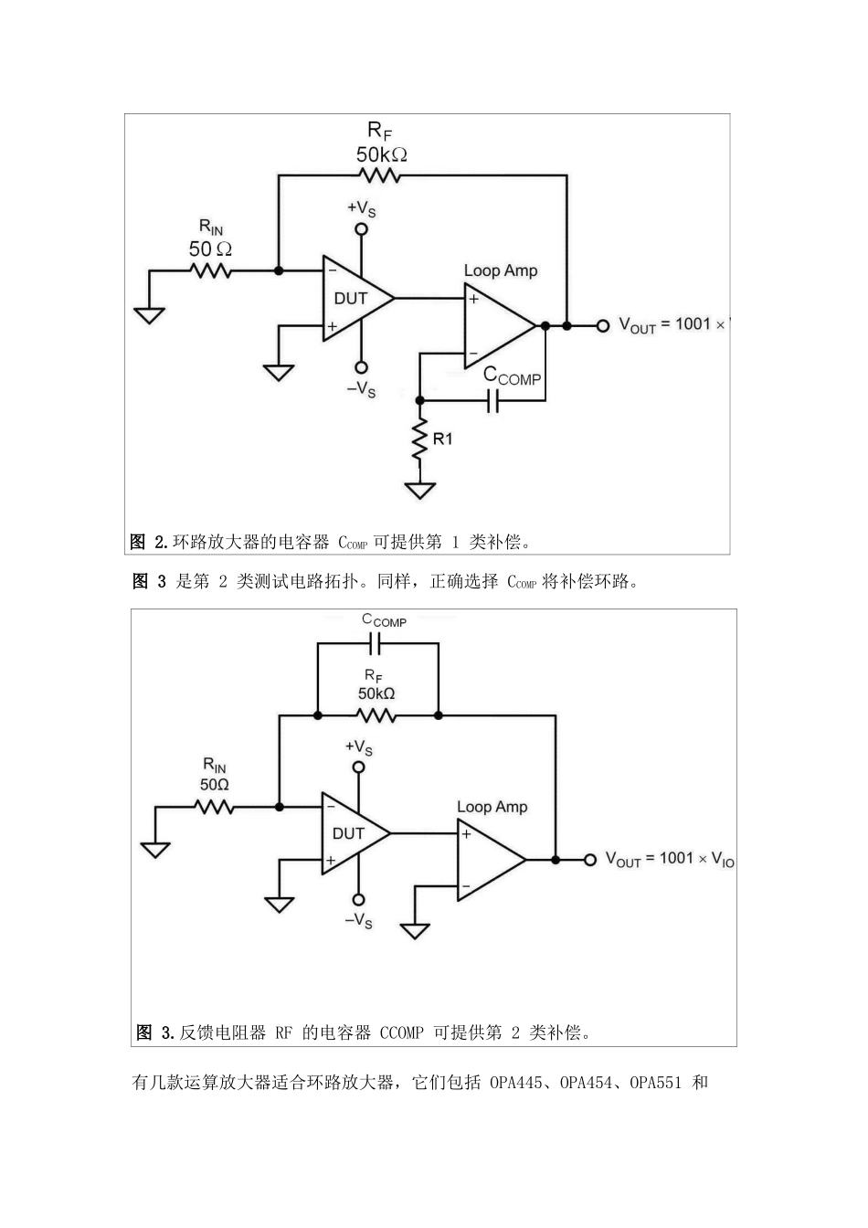 运算放大器测试基础第 4 部分：测试运算放大器需要稳定的测试环路.DOCX_第3页
