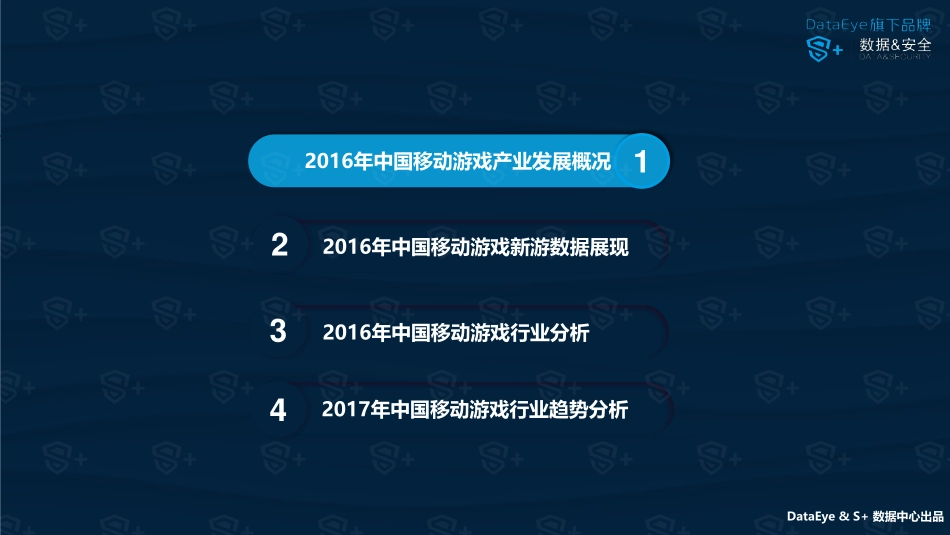DataEye&S+ ：2016年中国移动游戏行业年度报告.pdf_第3页