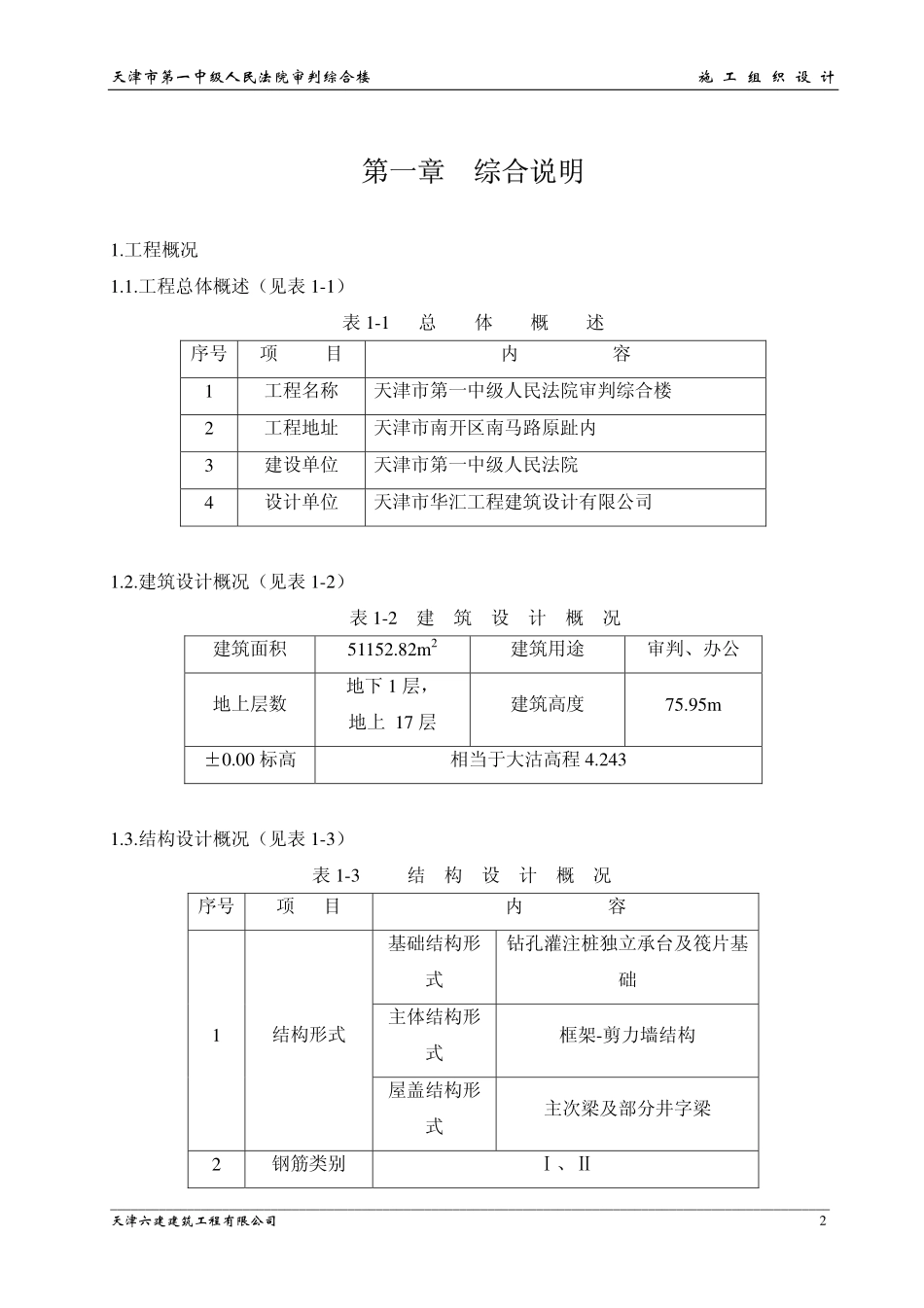 282天津六建公司天津一中法院综合楼.pdf_第2页