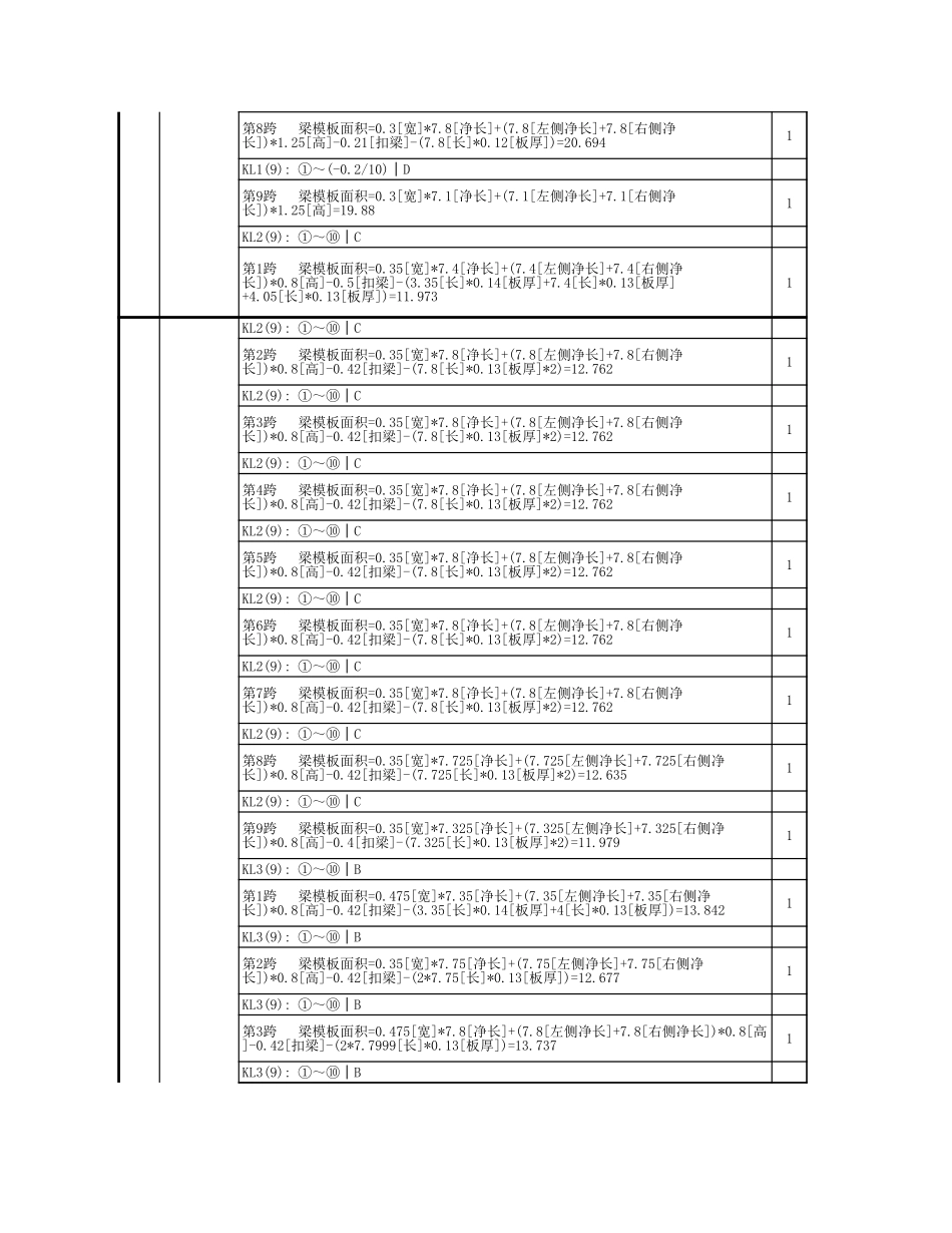 层定额计算式汇总 (5).xls_第3页