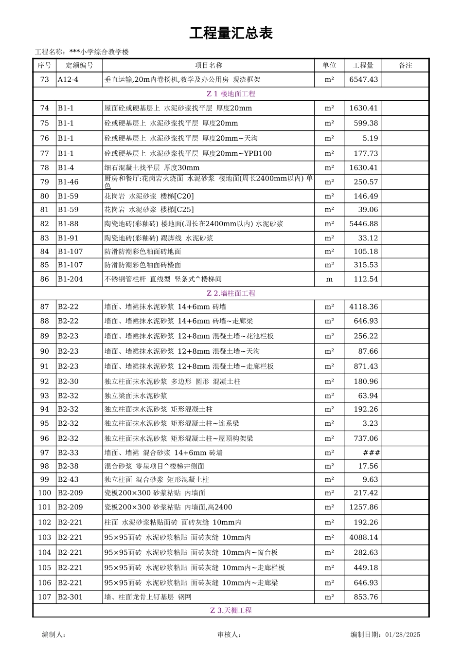工程量汇总表 (2).xls_第3页