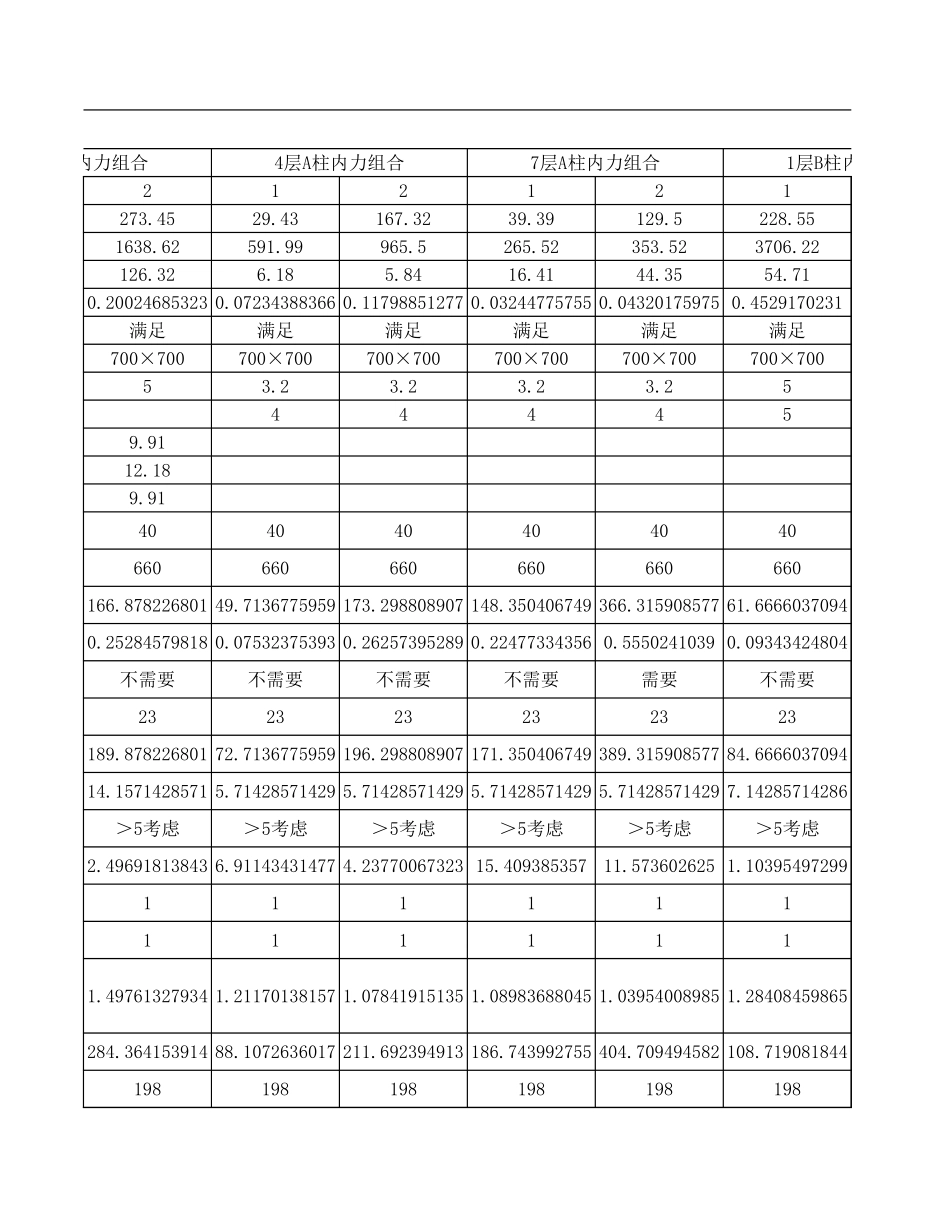 柱抗震正截面受弯承载力计算 (2).xls_第3页
