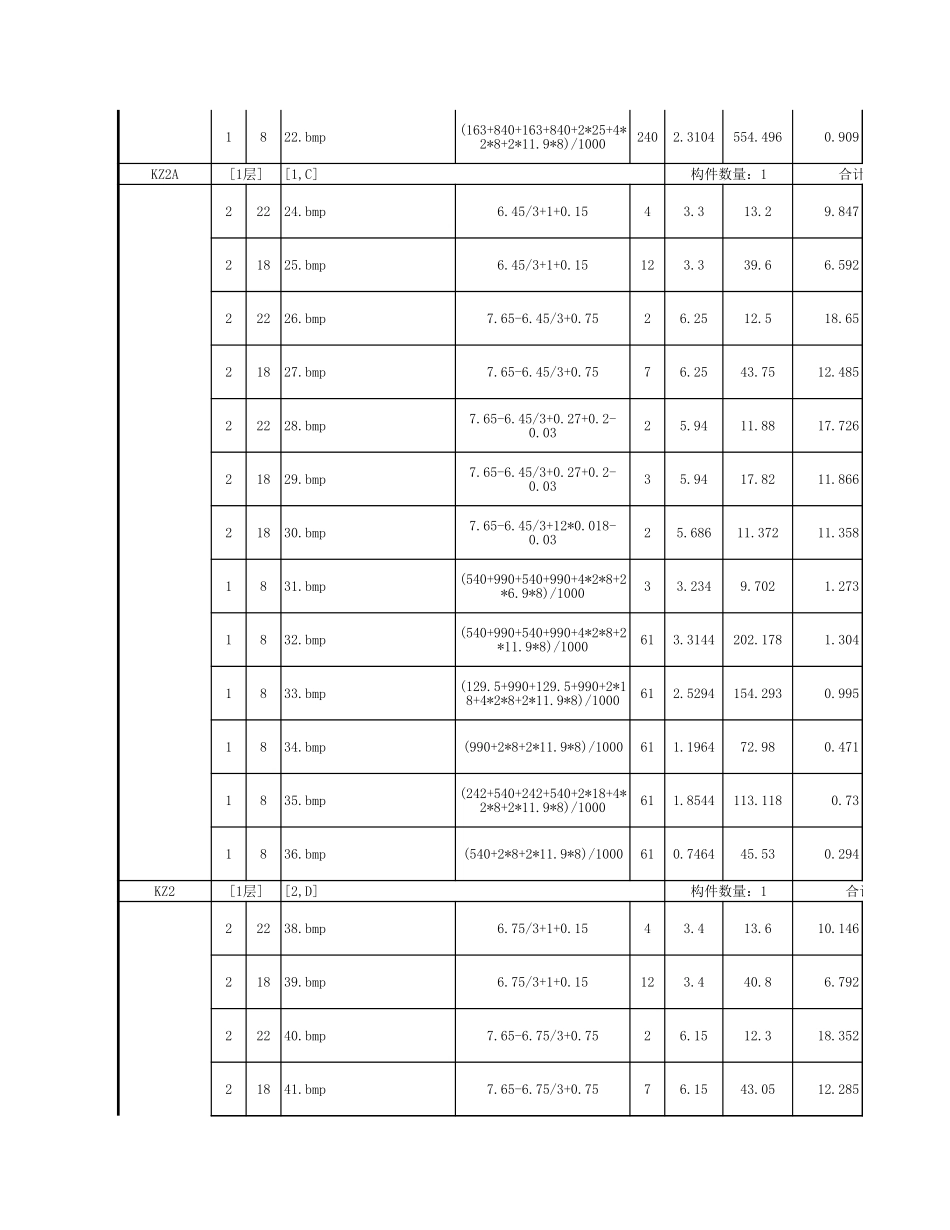 柱（一层） (2).xls_第2页