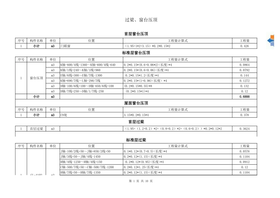 过梁、压顶 (2).xls_第1页