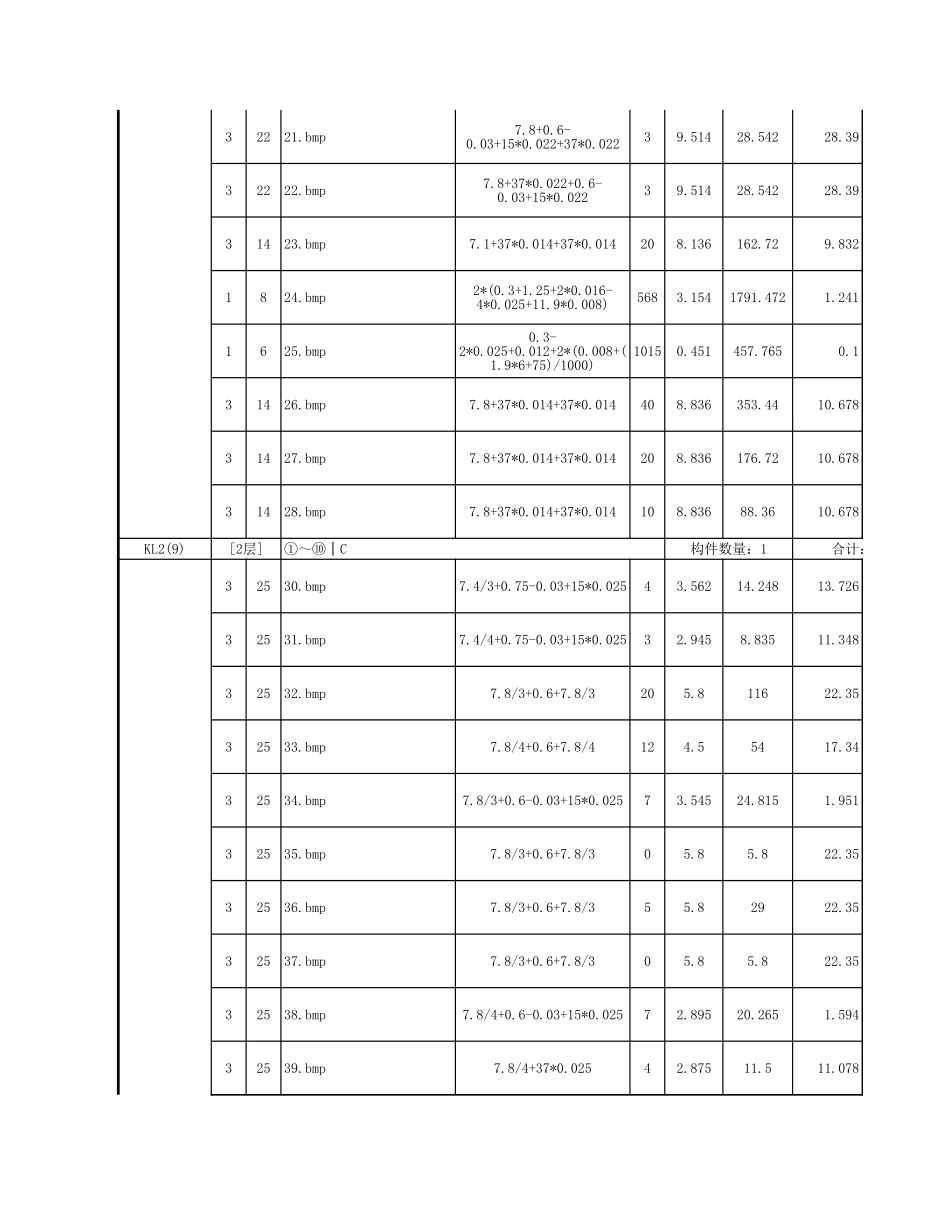 梁（二层） (2).xls_第2页