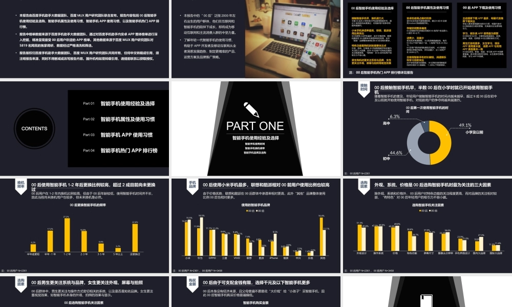【百度手机】00后智能手机及APP使用习惯研究报告2016.pptx