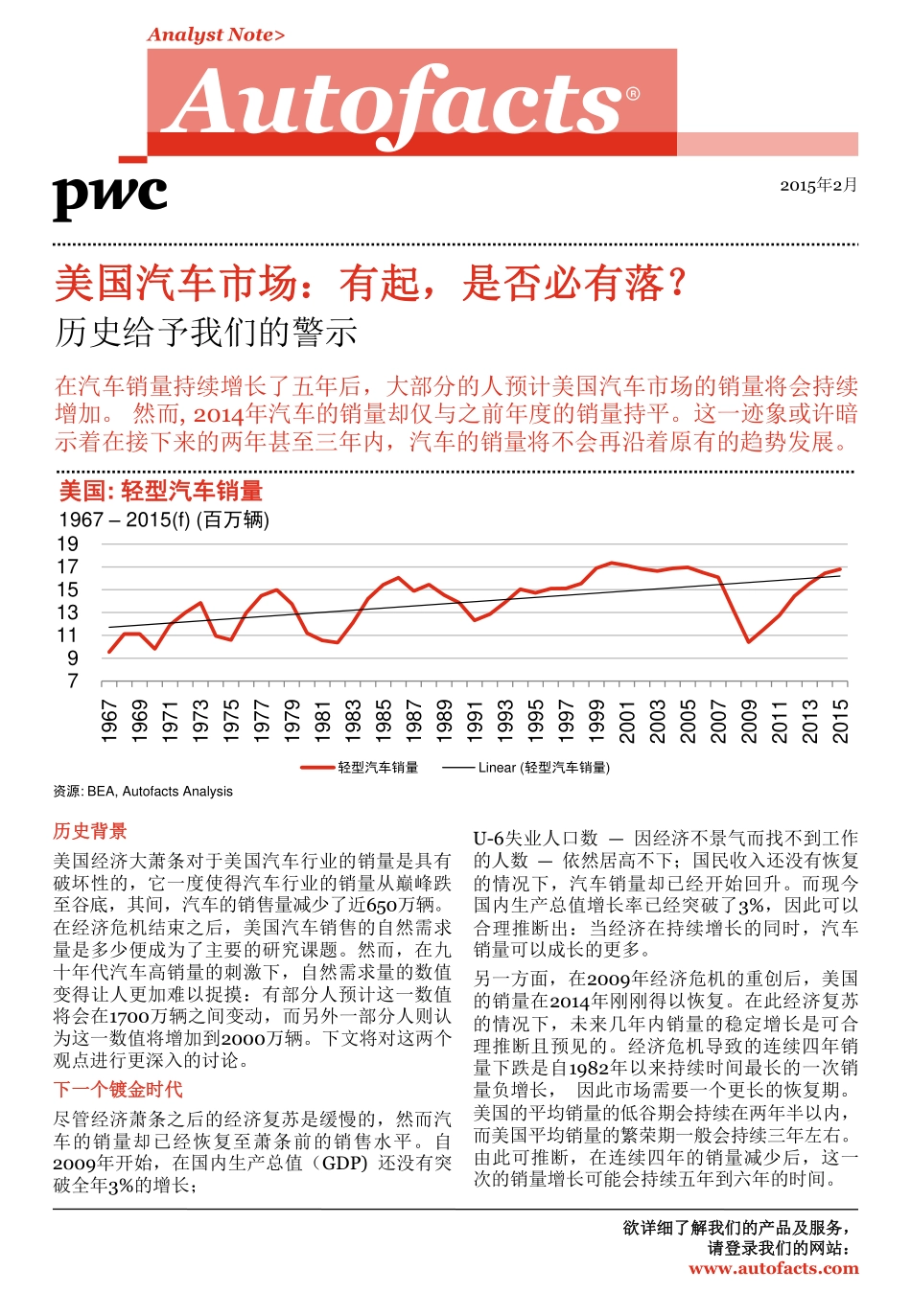 美国汽车市场： 有起是否必有落？——历史给予我们的警示（2015年2月） (2).pdf_第1页